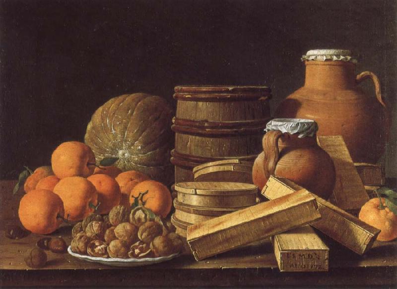 MELeNDEZ, Luis Still life with Oranges and Walnuts Germany oil painting art